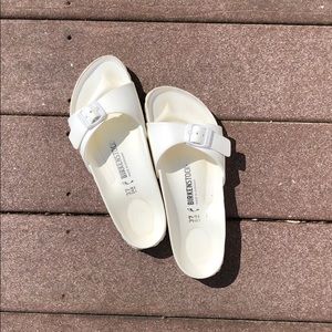 White Madrid Birkenstock’s
